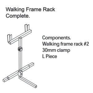 Walk frame carrier